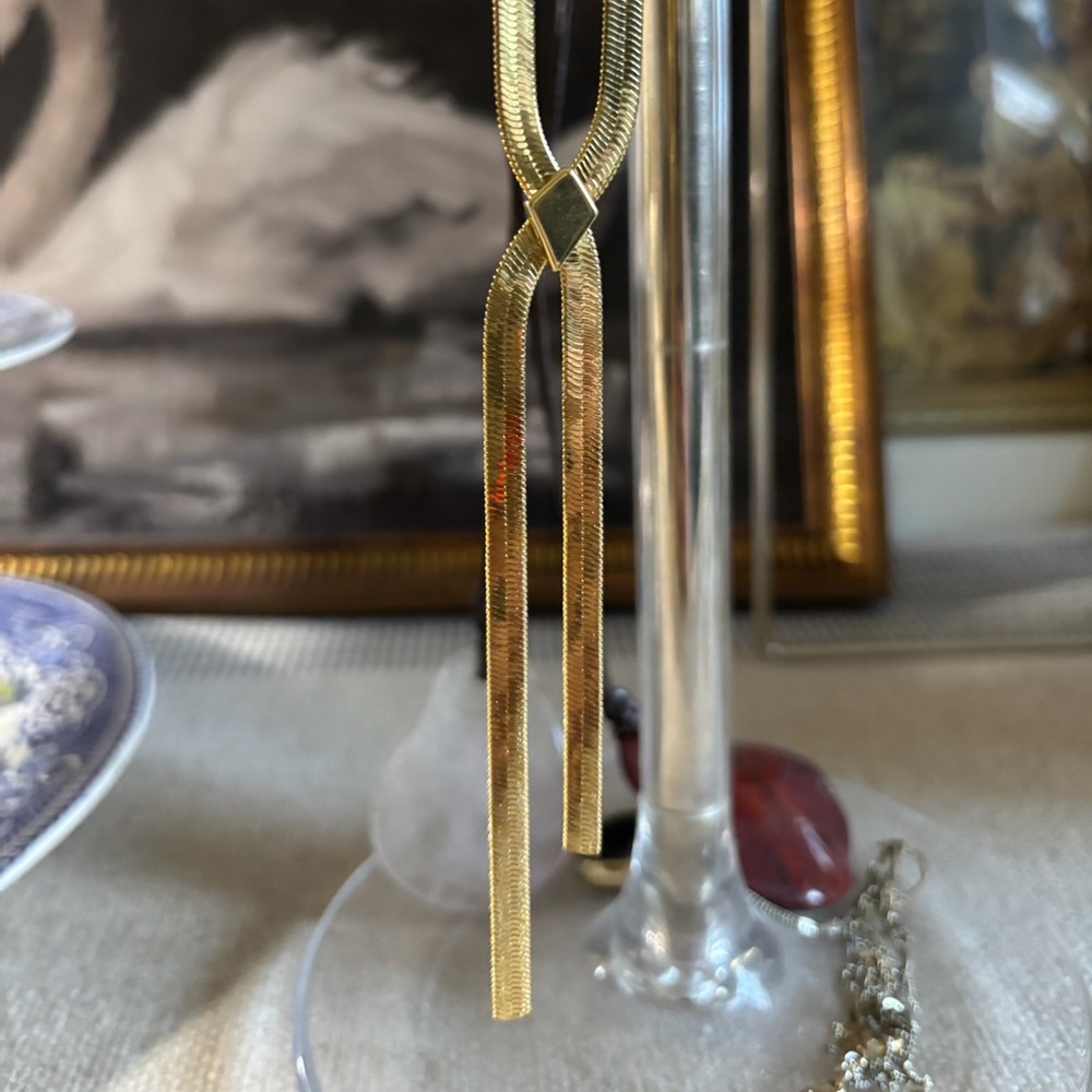 Uncommon James Gold Bolo/Labarat Style Necklace